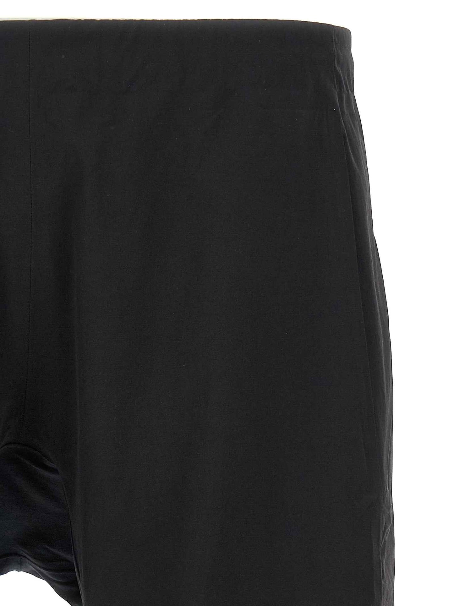 Black Nylon Bermuda Shorts