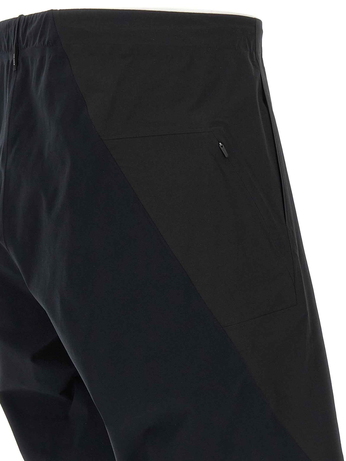 Black Nylon Bermuda Shorts