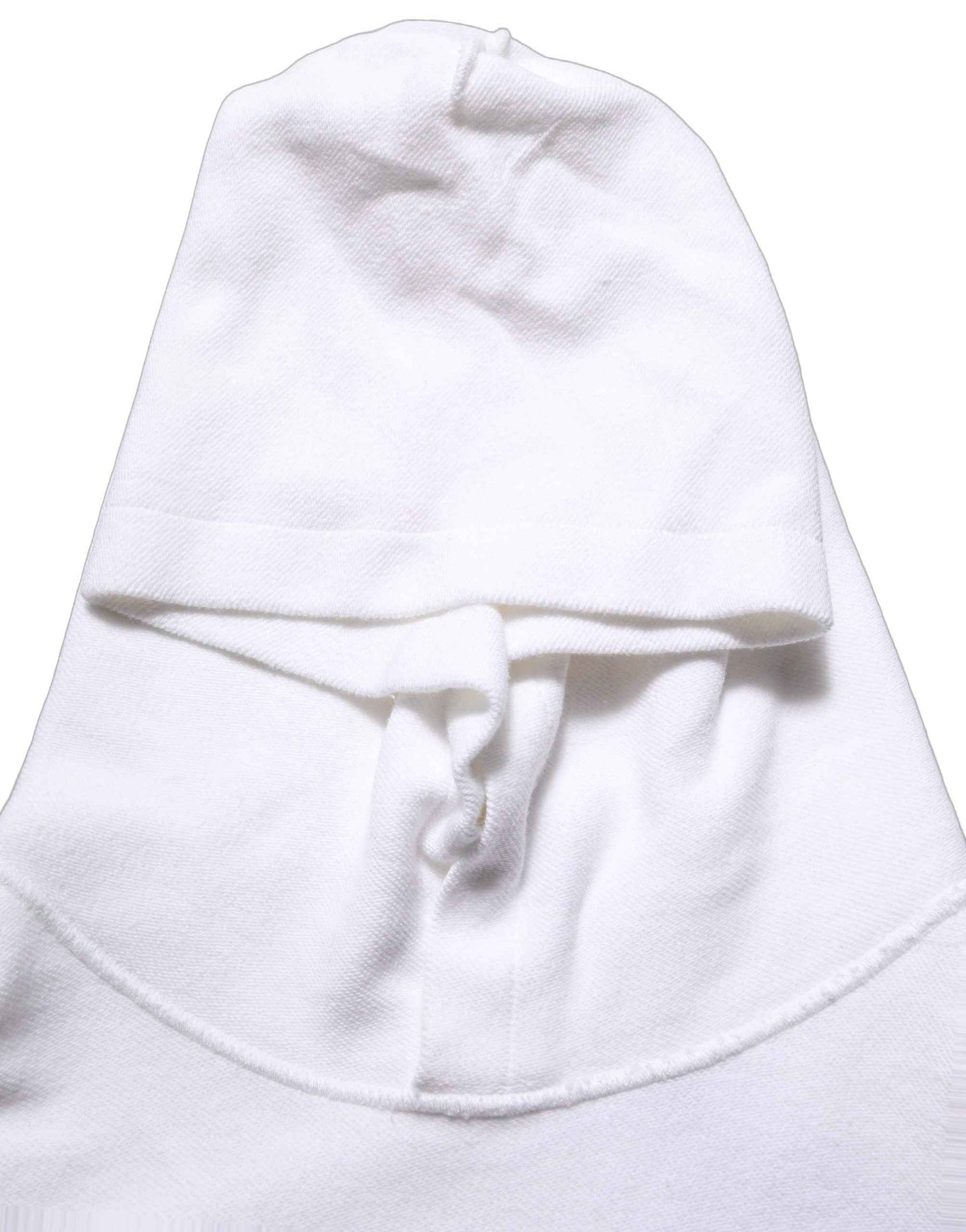White Blue Stripe Hooded Sweatshirt Sweater