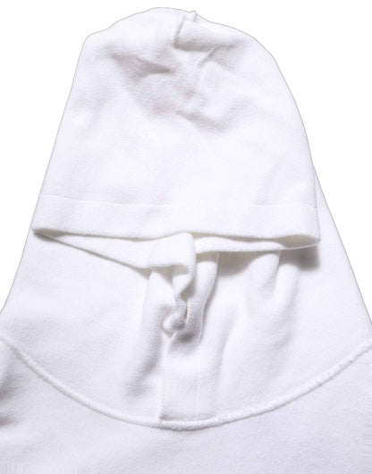 White Blue Stripe Hooded Sweatshirt Sweater