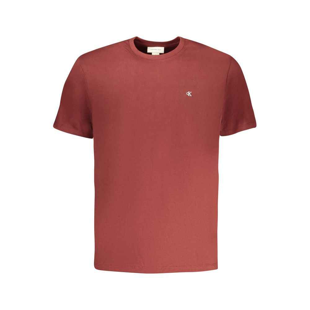 Marrone Cotton Men T-Shirt