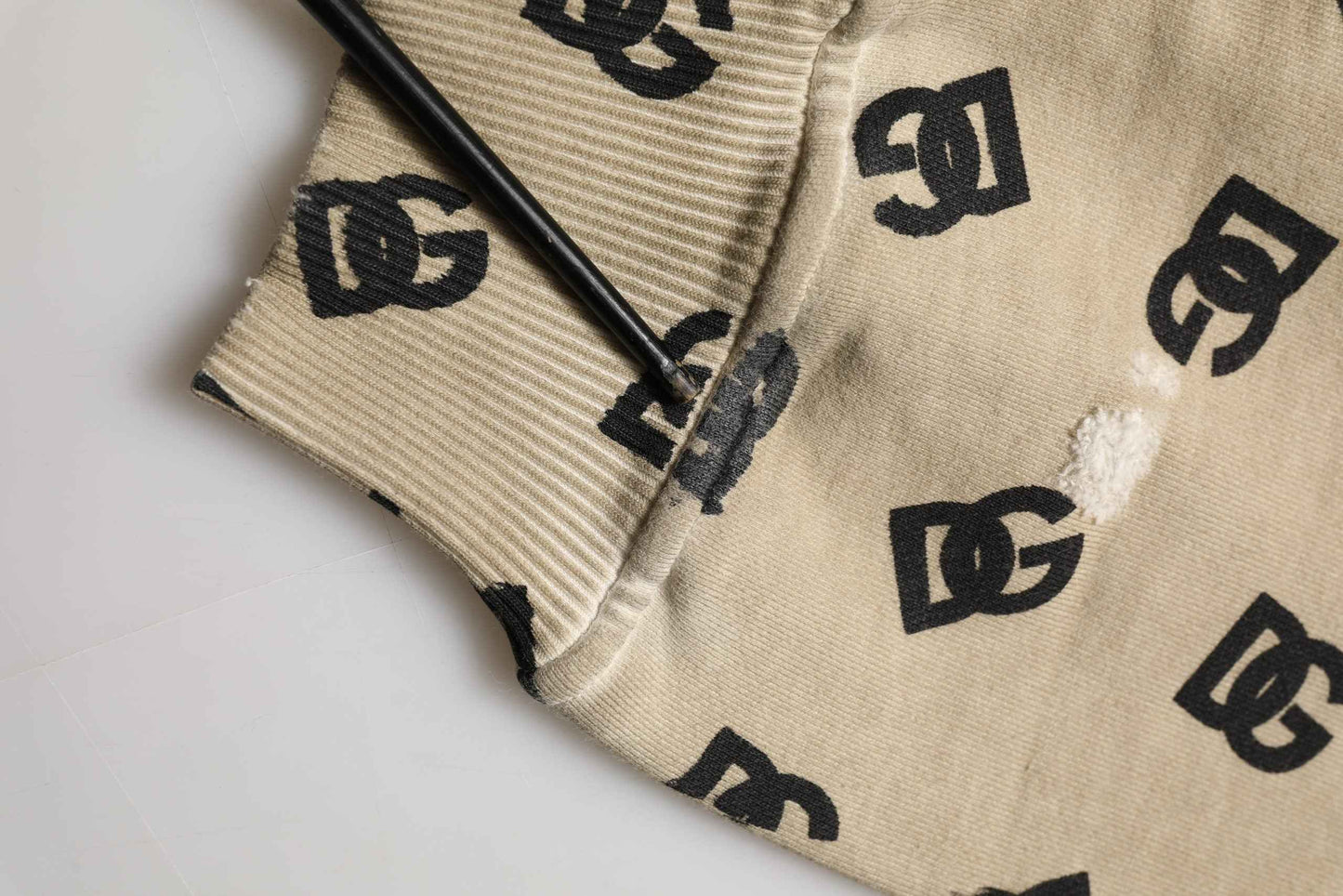 Brown Cotton Logo Hooded Sweatshirt Sweater