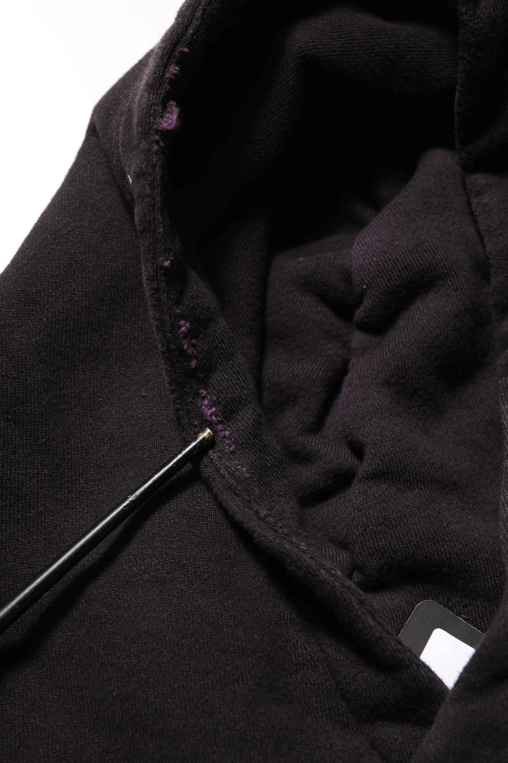 Black Cotton DGVIB3 Hooded Sweatshirt Sweater