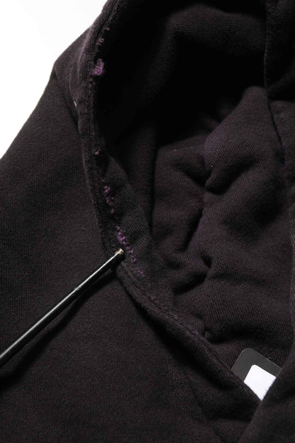 Black Cotton DGVIB3 Hooded Sweatshirt Sweater