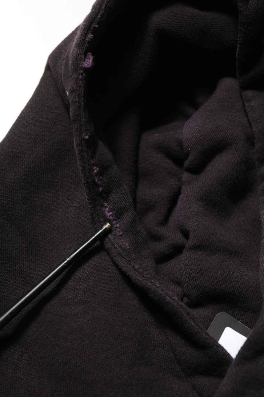 Black Cotton DGVIB3 Hooded Sweatshirt Sweater