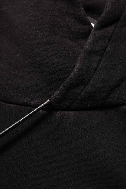 Black Cotton DGVIB3 Hooded Sweatshirt Sweater