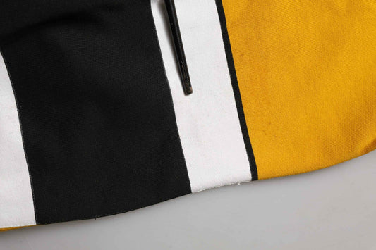 Yellow Crew Neck Jersey Sweatshirt Sweater