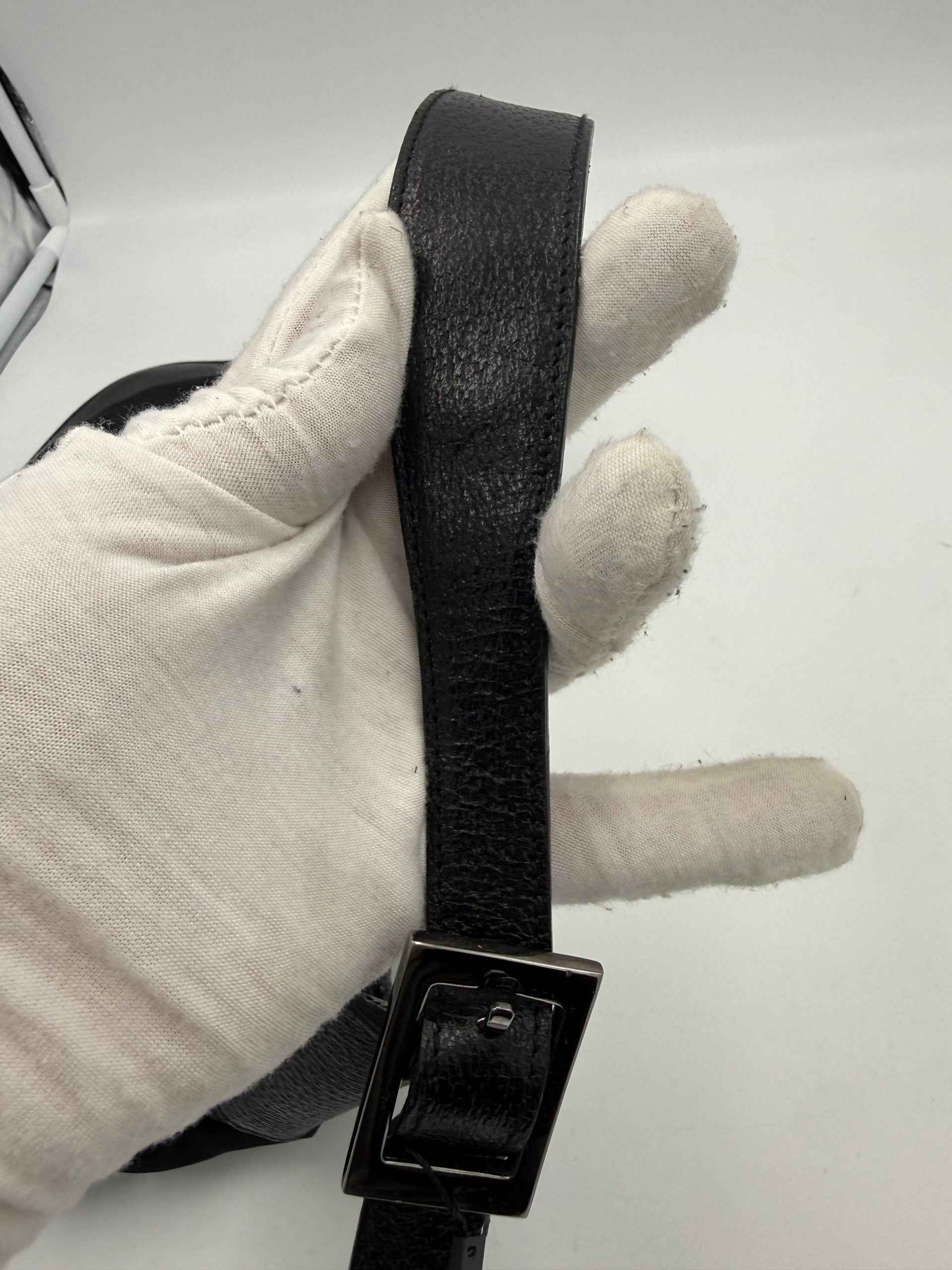 GUCCI JACKIE Leather and Canvas Handbag