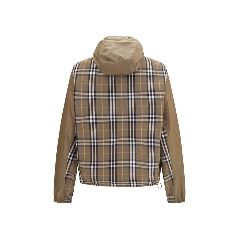 Brown Nylon Shell Jacket