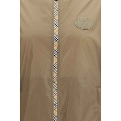 Brown Nylon Shell Jacket
