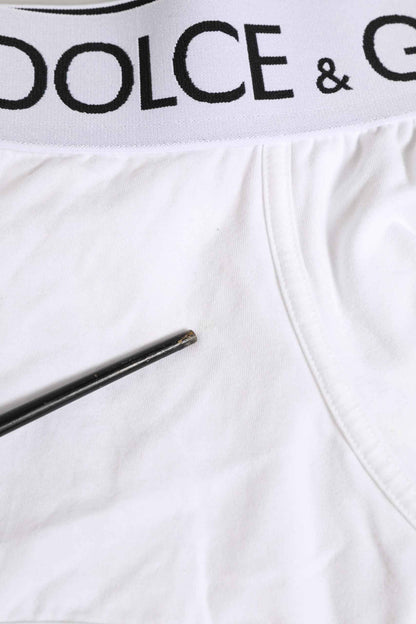 White Cotton Stretch Regular Boxer Underwear