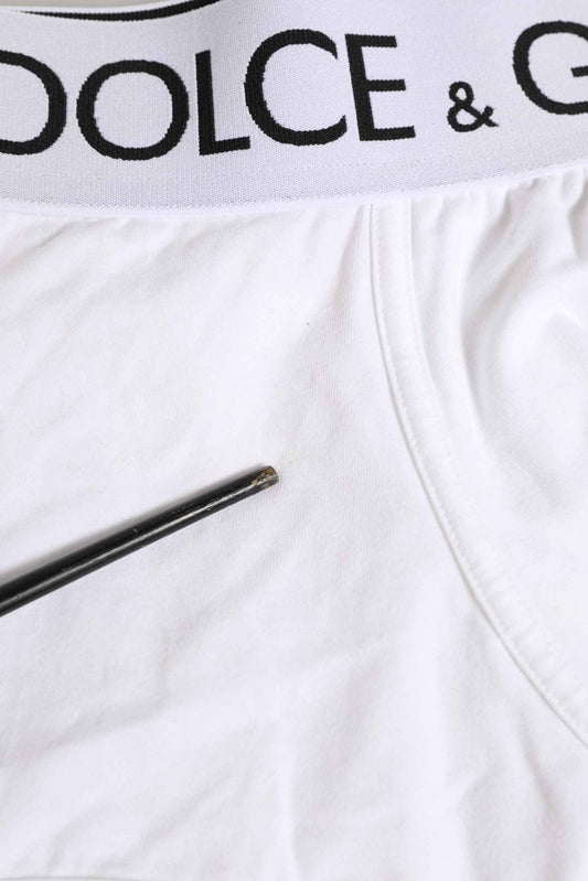 White Cotton Stretch Regular Boxer Underwear