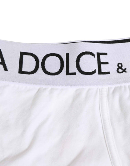 White Cotton Stretch Regular Boxer Underwear