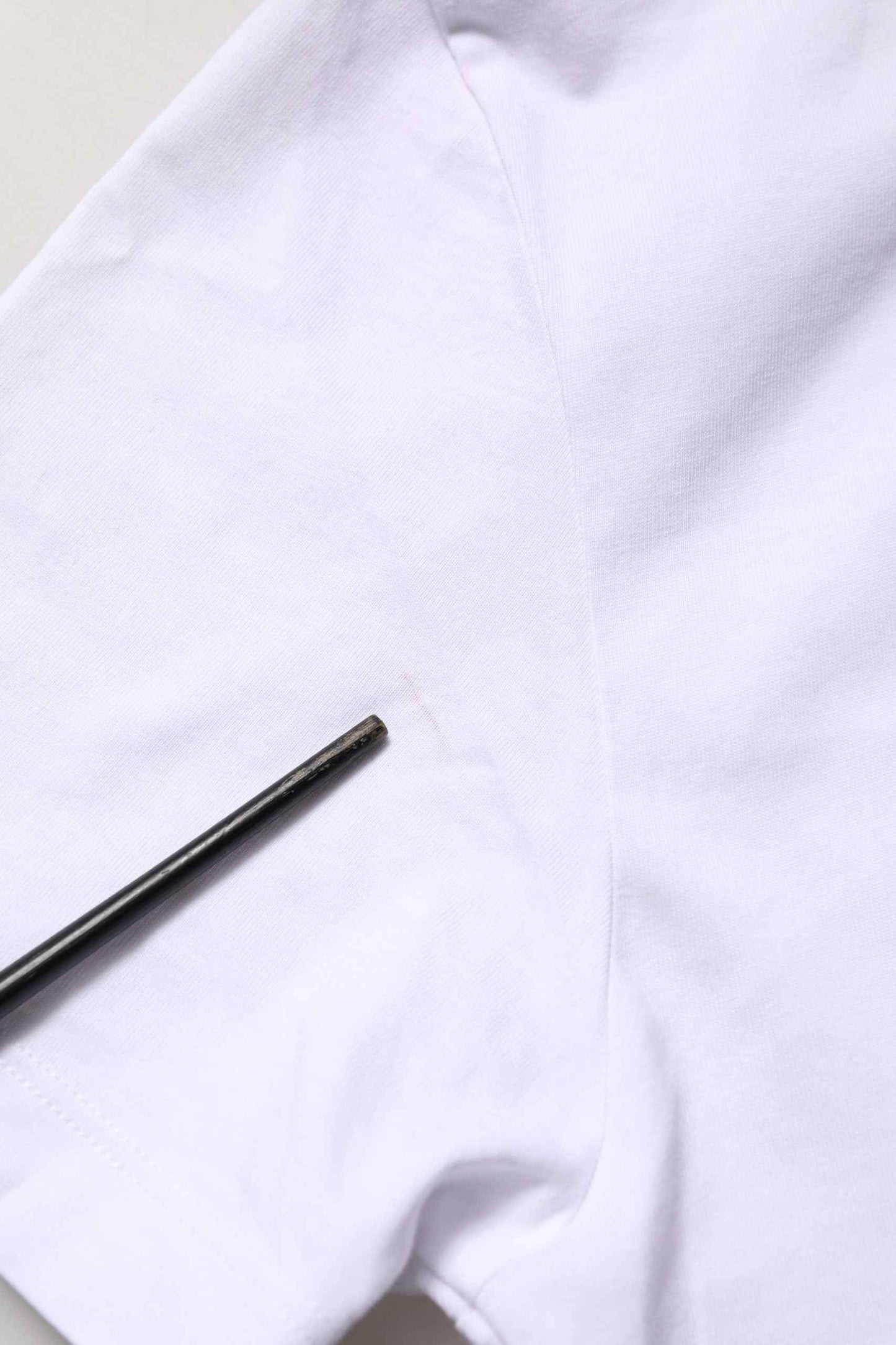 White DG Logo Cotton Crew Neck Men T-shirt
