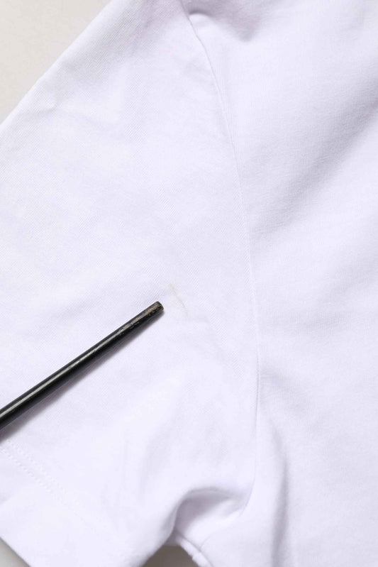 White DG Logo Cotton Crew Neck Men T-shirt