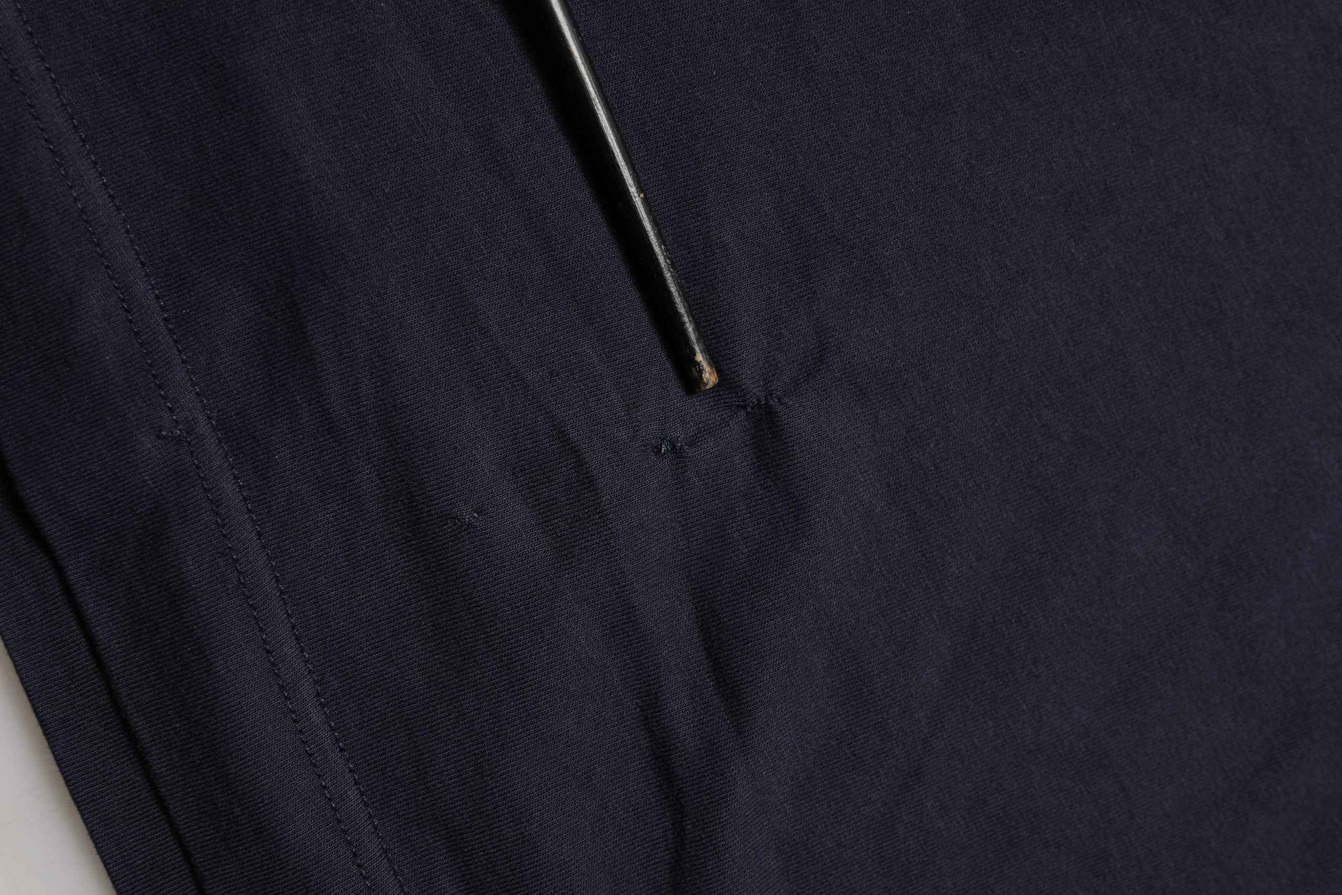Black Cotton Short Sleeves Crew Neck T-shirt
