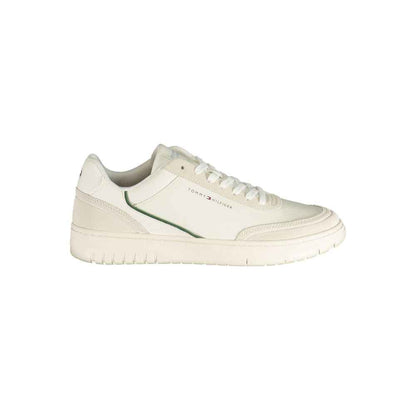 White Polyurethane Men's Sneaker