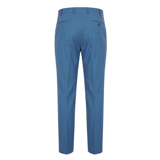 Blue Cotton Men's Pants