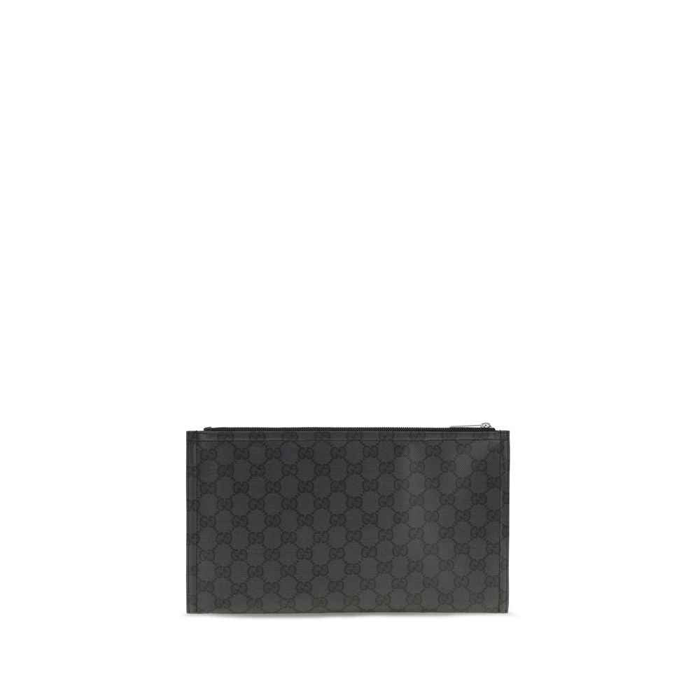 Black Fabric Shoulder Bag