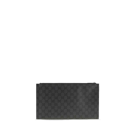 Black Fabric Shoulder Bag