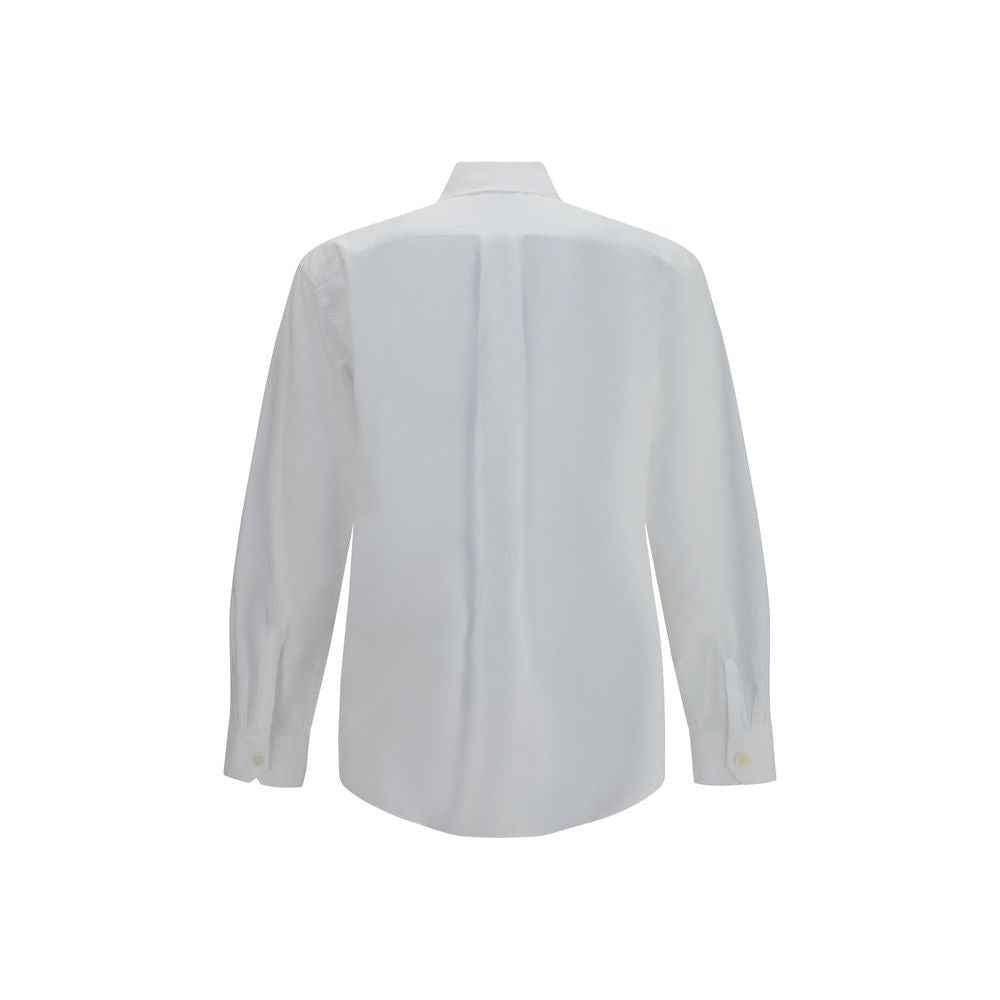 White Lyocell Dress Shirt