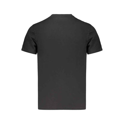 Black Cotton Men's T-Shirt