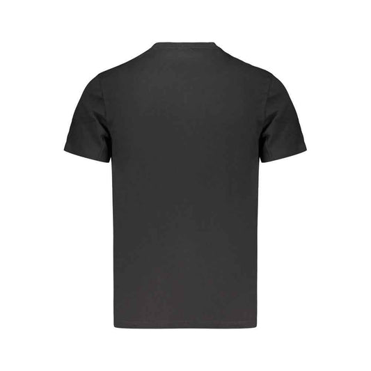 Black Cotton Men's T-Shirt