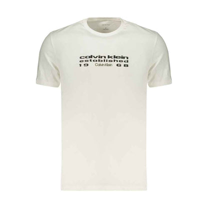 White Cotton Men's T-Shirt