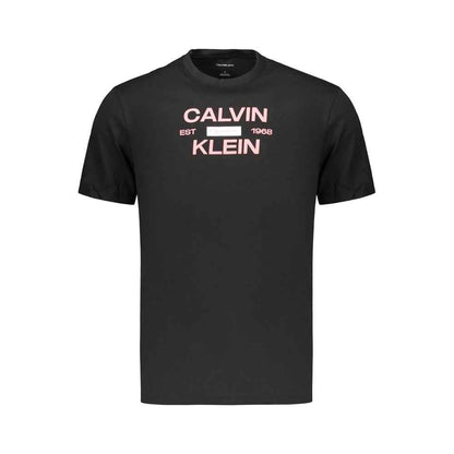 Black Cotton Men's T-Shirt