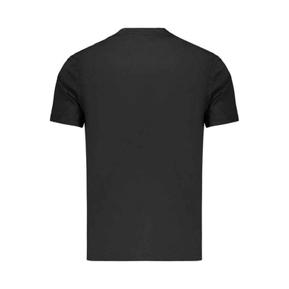 Black Cotton Men's T-Shirt