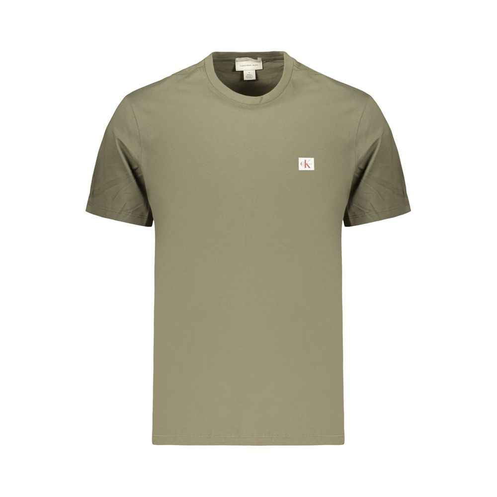 Green Cotton Men's T-Shirt