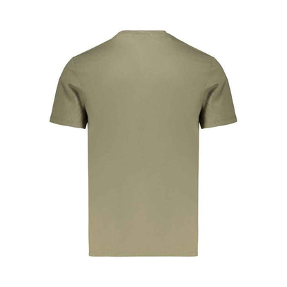 Green Cotton Men's T-Shirt