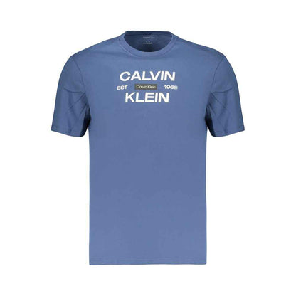 Blue Cotton Men's T-Shirt