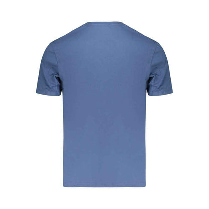 Blue Cotton Men's T-Shirt