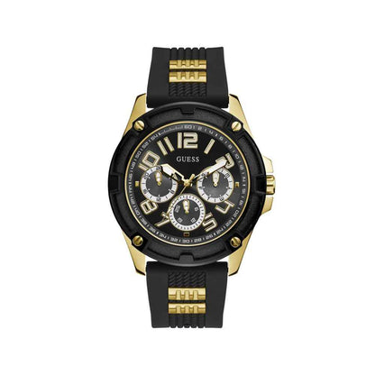 Black Synthetic Dress Watch