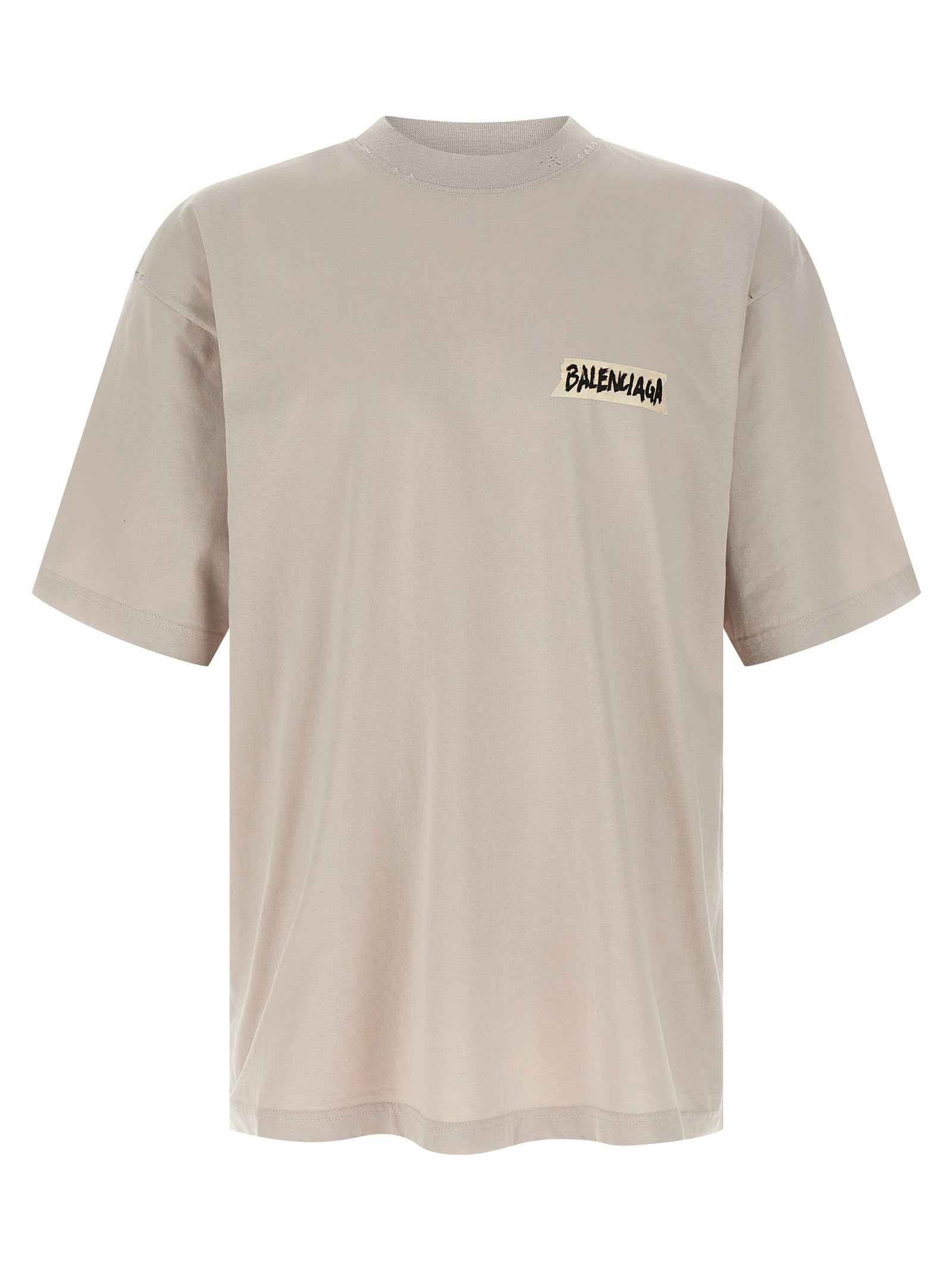 Gray Cotton T-Shirt