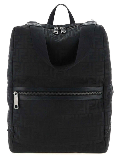 Black Polyamide Backpack
