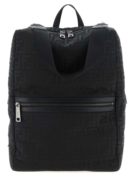 Black Polyamide Backpack
