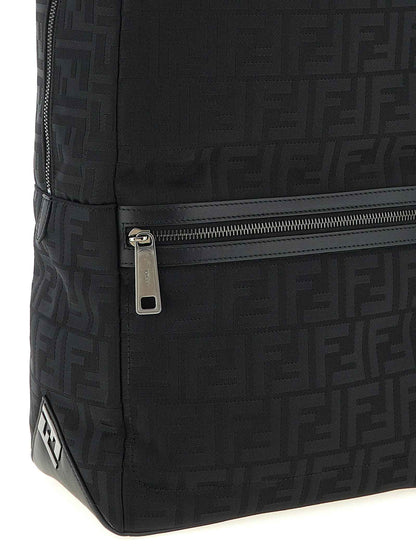 Black Polyamide Backpack