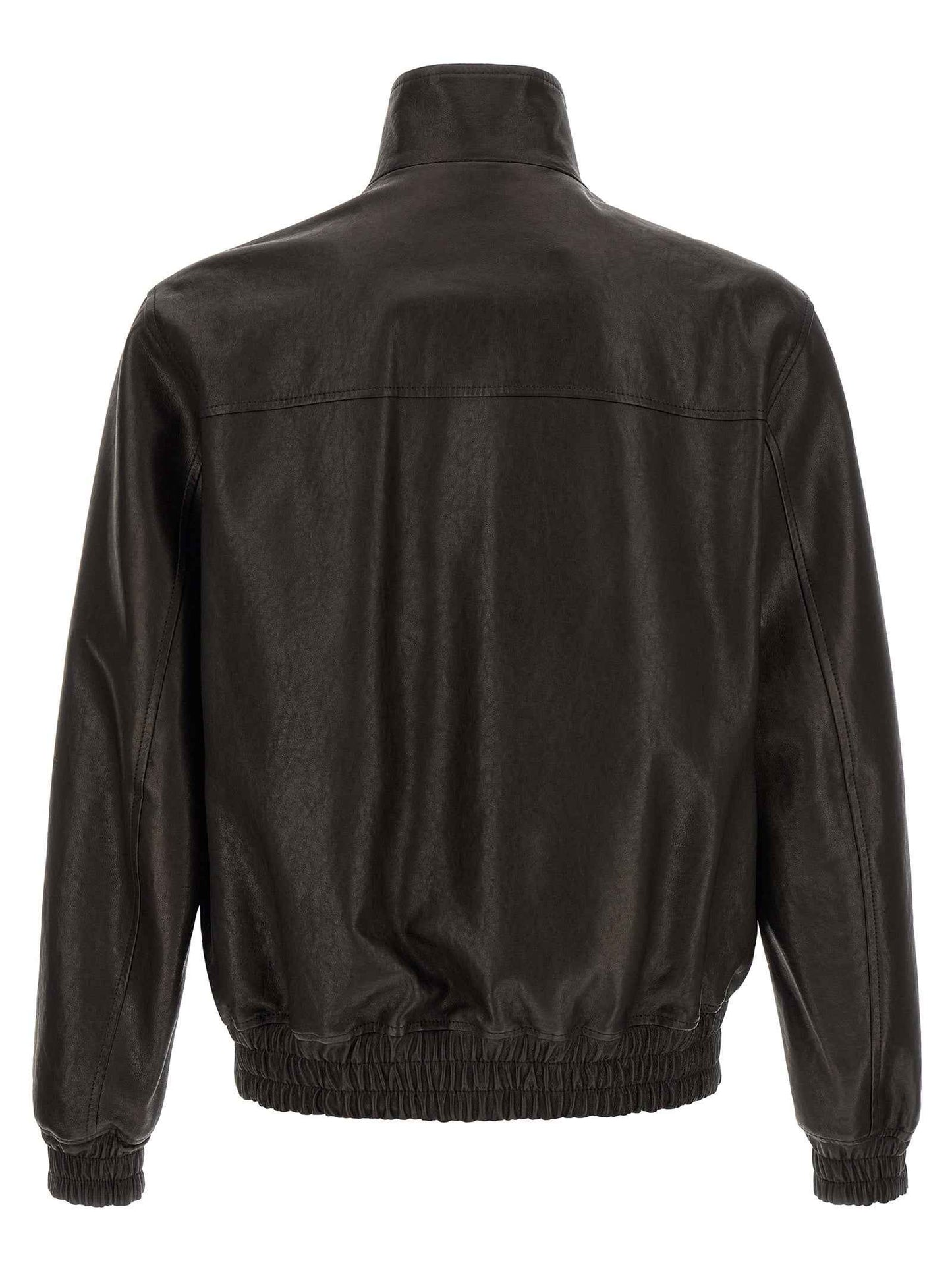 Black Calfskin Leather Jacket