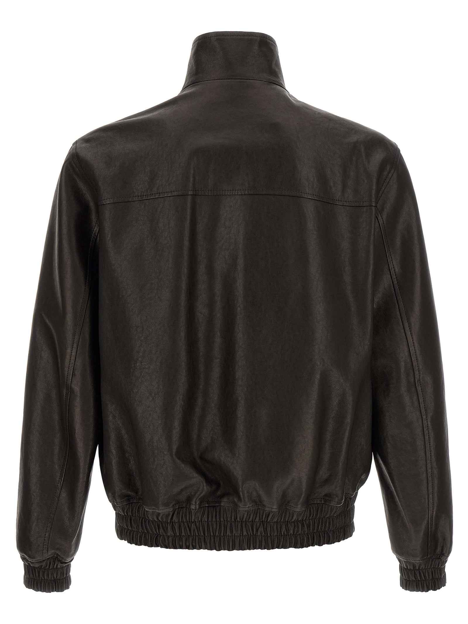 Black Calfskin Leather Jacket