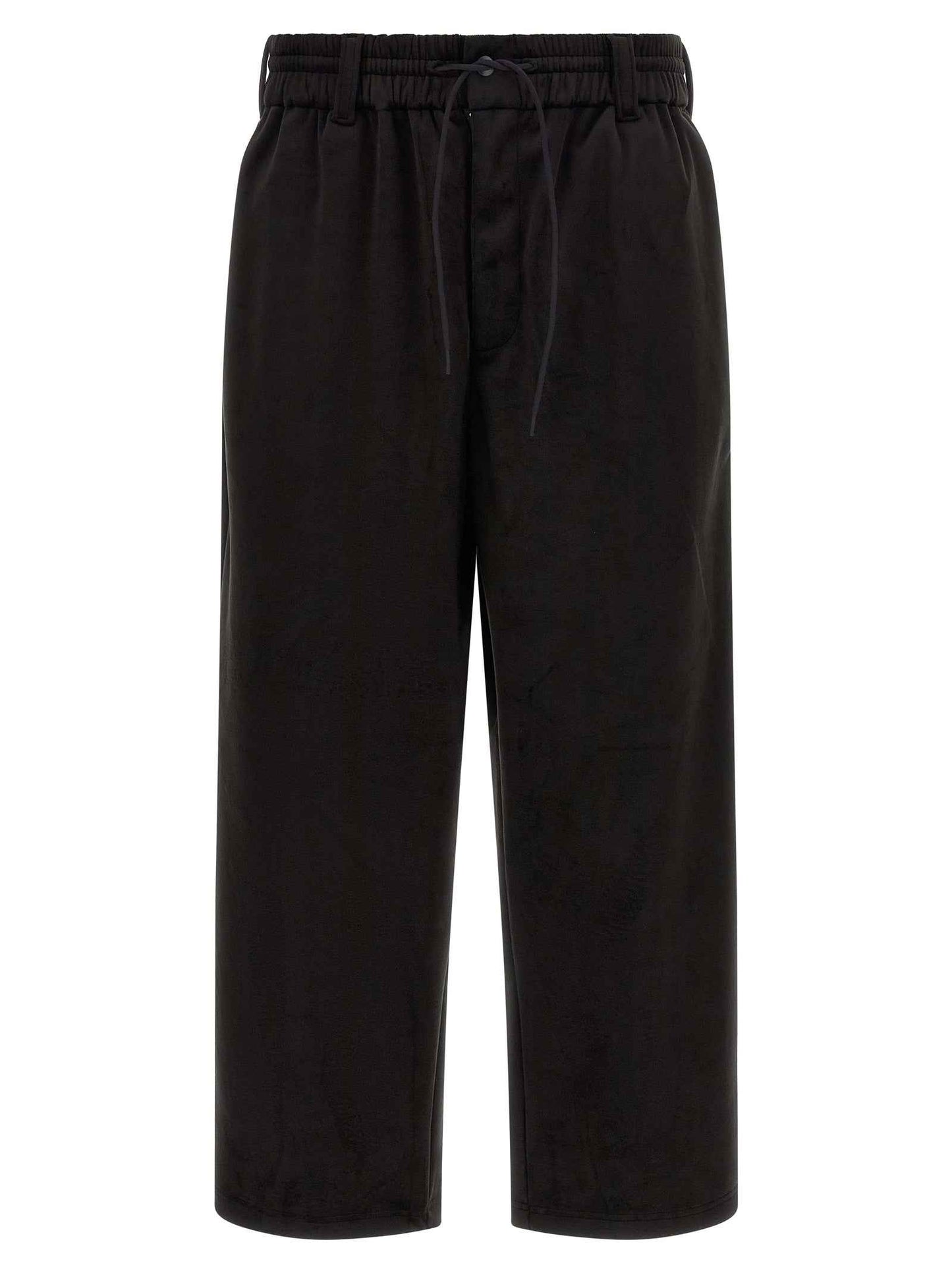 Black Recycled Polyester Joggers (Workout Pants)