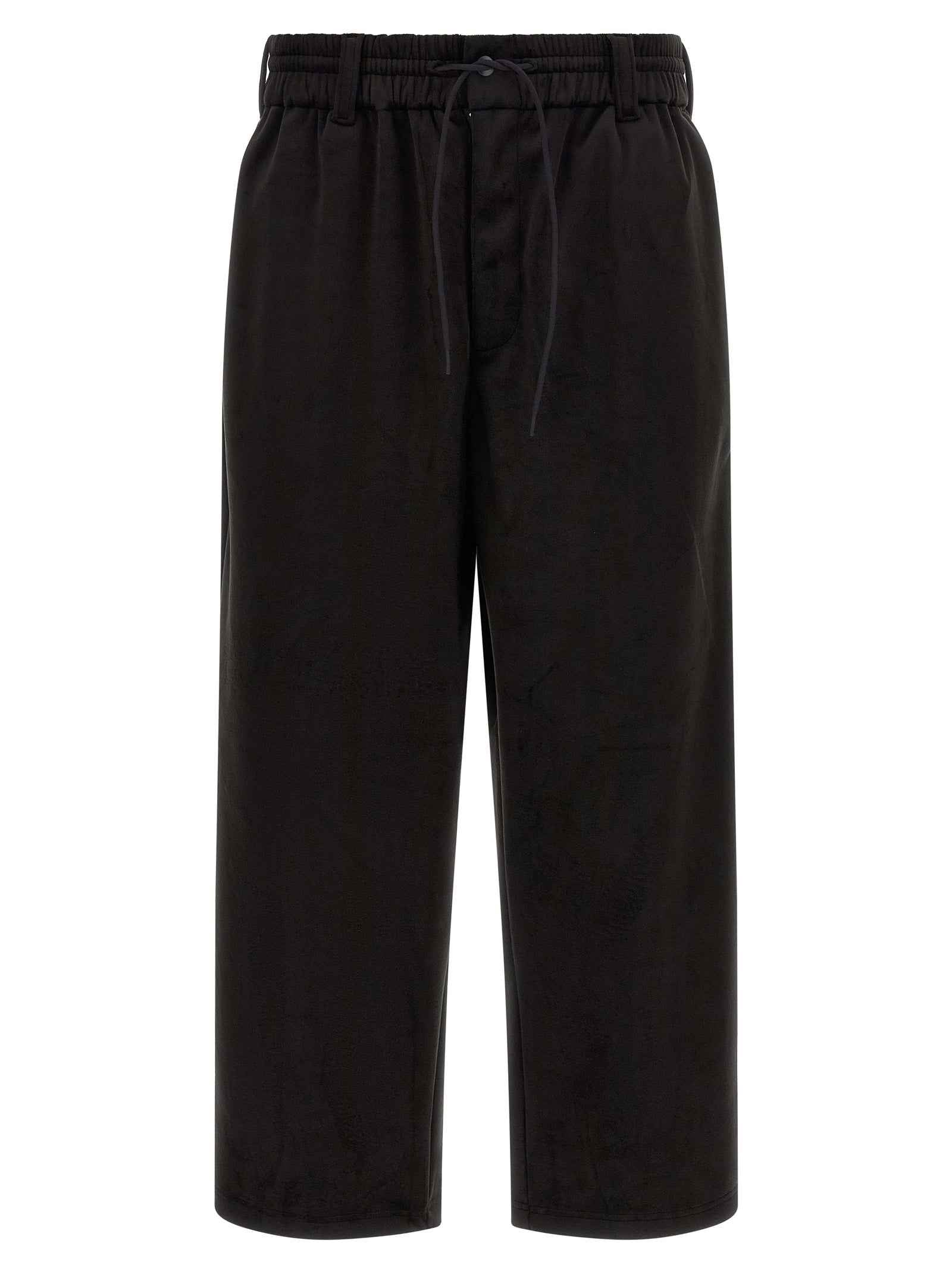 Black Recycled Polyester Joggers (Workout Pants)
