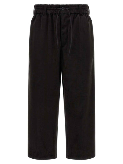 Black Recycled Polyester Joggers (Workout Pants)