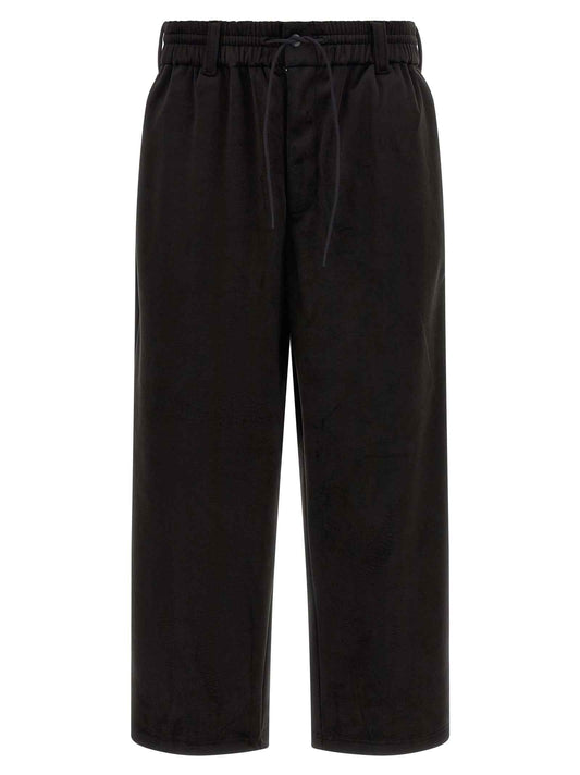 Black Recycled Polyester Joggers (Workout Pants)