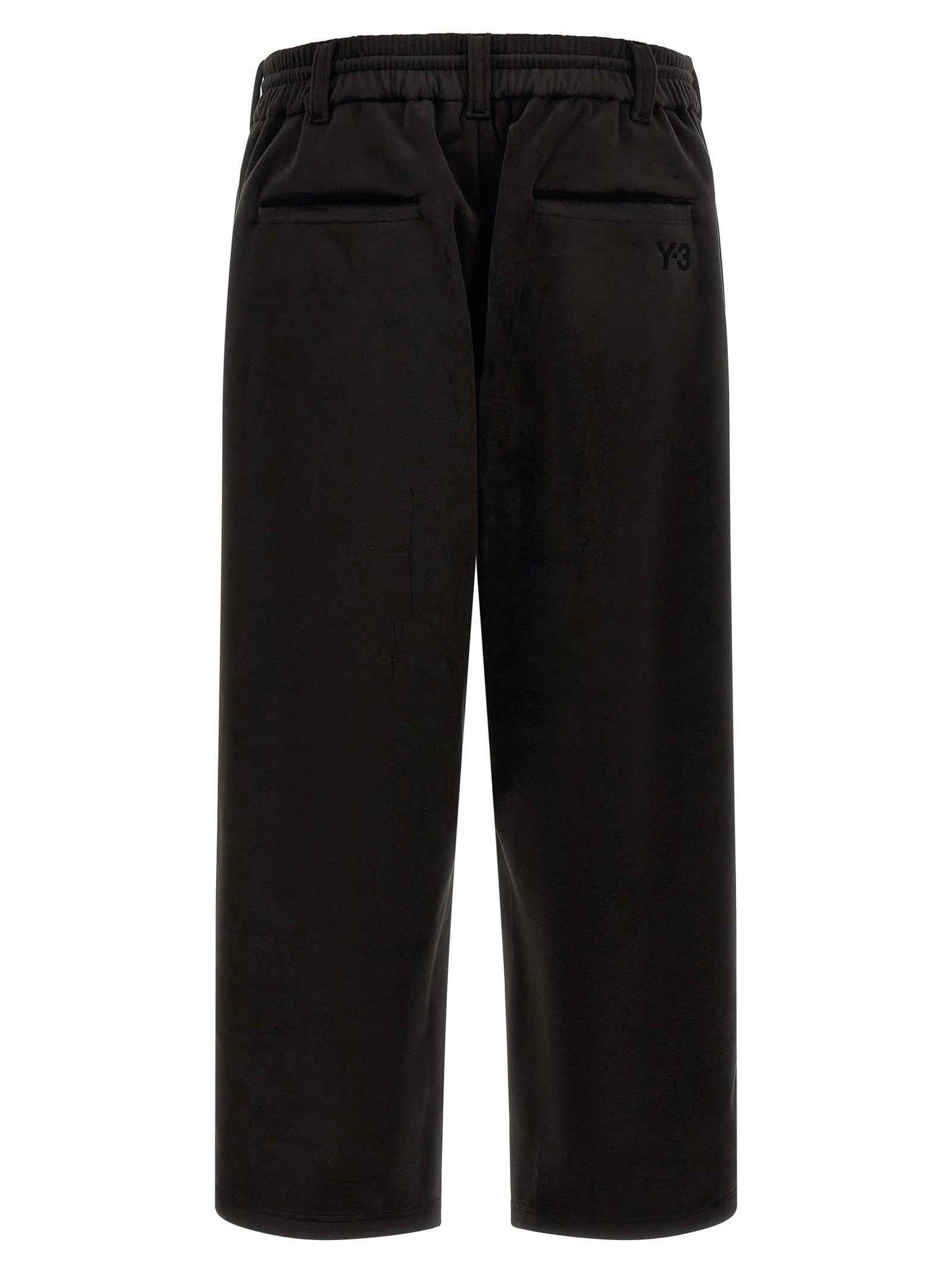 Black Recycled Polyester Joggers (Workout Pants)