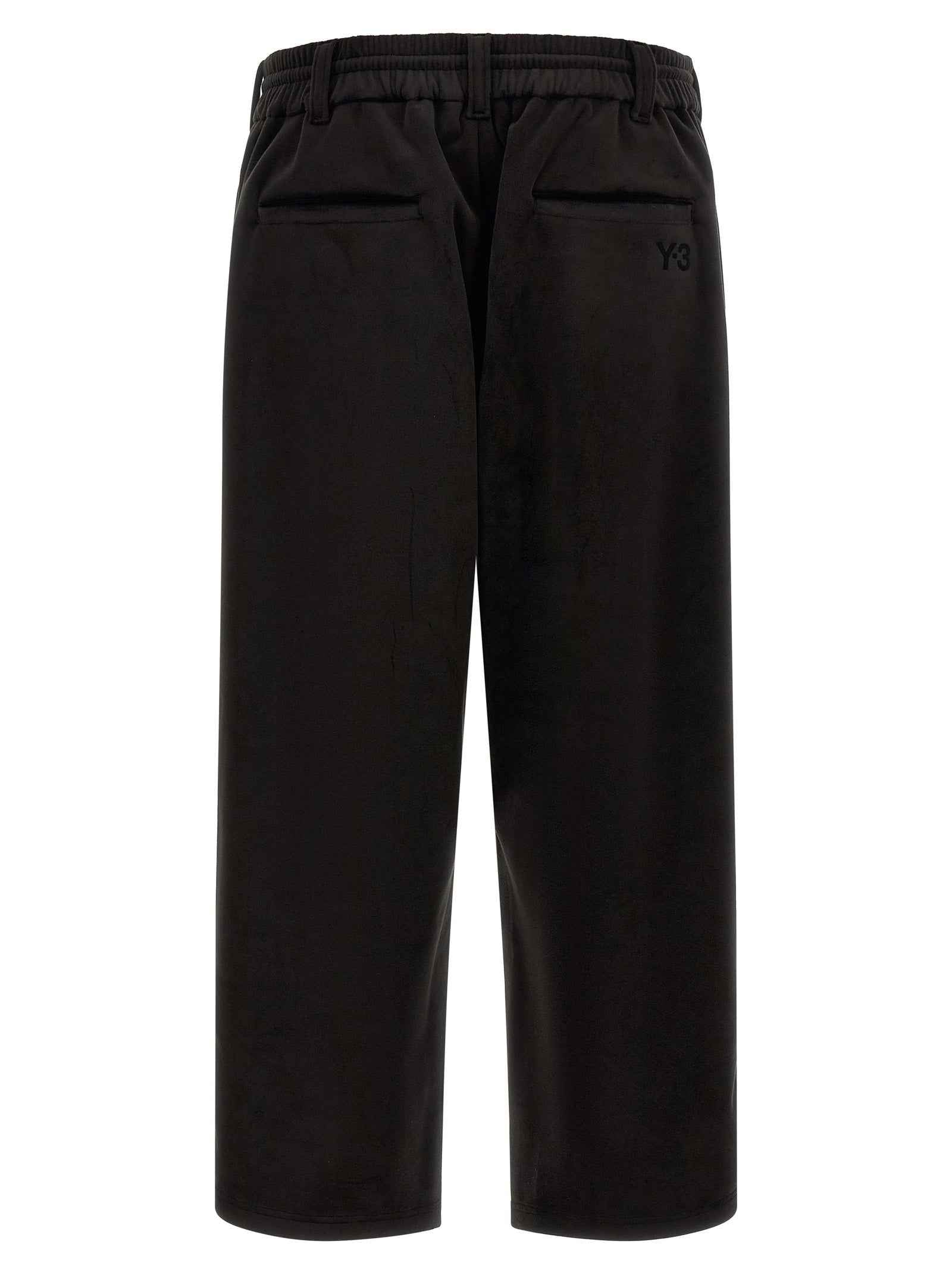 Black Recycled Polyester Joggers (Workout Pants)