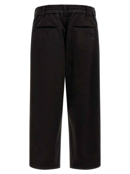 Black Recycled Polyester Joggers (Workout Pants)