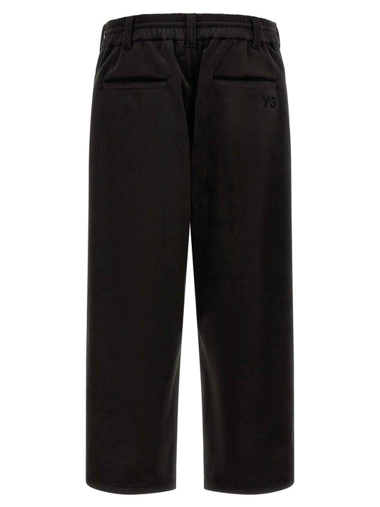 Black Recycled Polyester Joggers (Workout Pants)