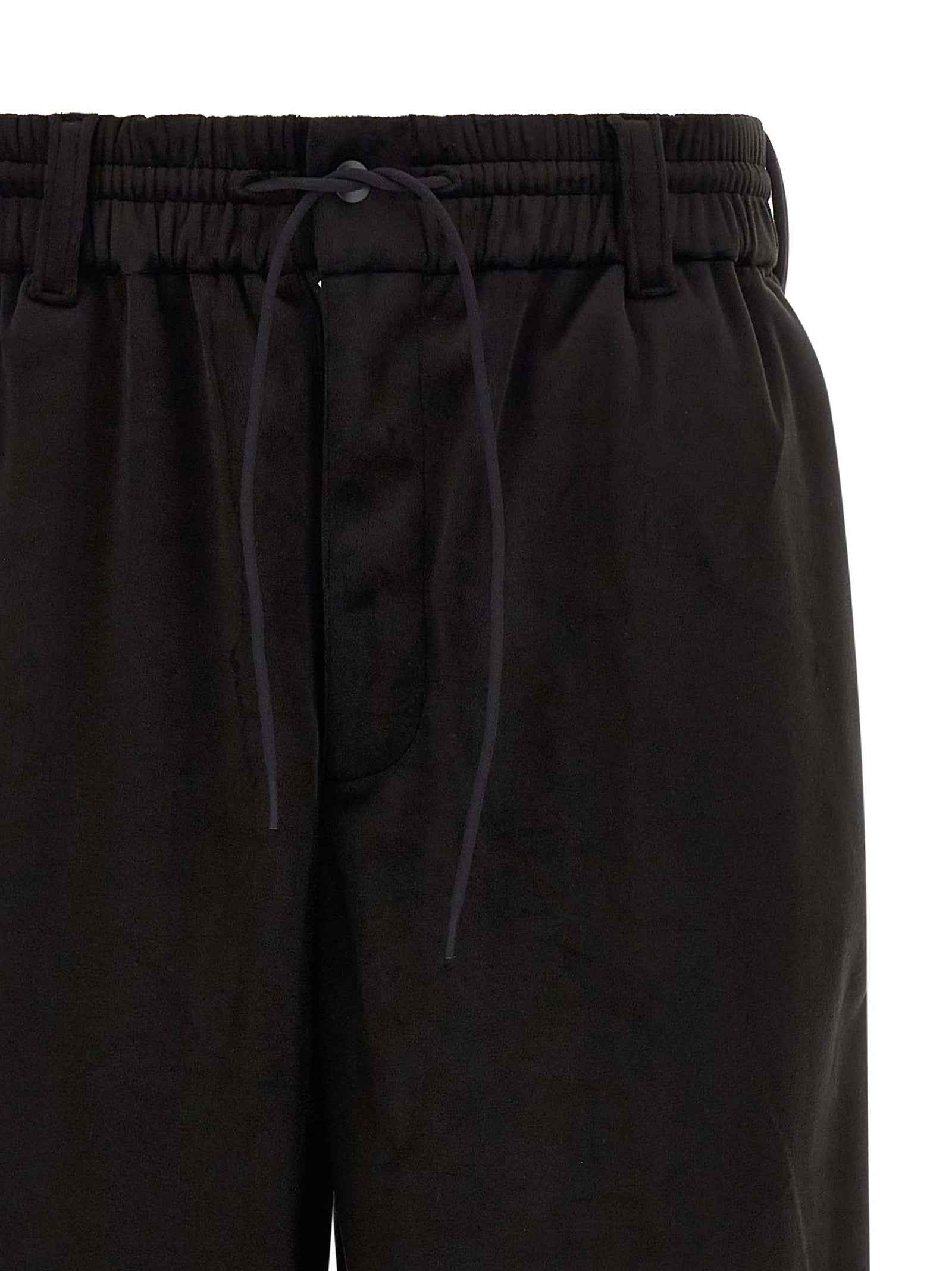 Black Recycled Polyester Joggers (Workout Pants)